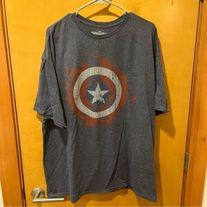 Marvel captain America avengers mens xxl blue T-shirt